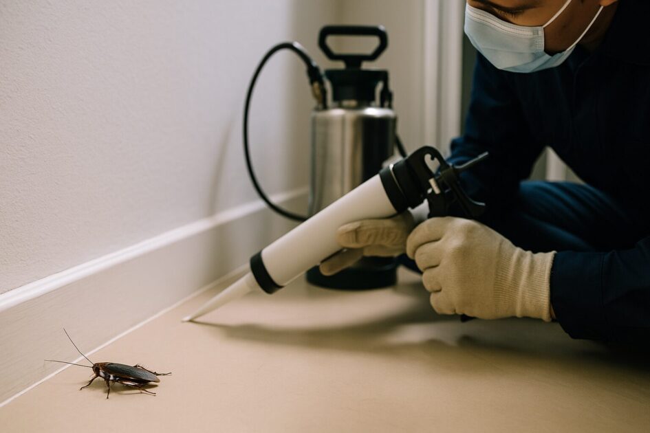 ゴキブリ駆除業者作業フロー|観察→一次対応→本施工→封鎖→清掃→再点検