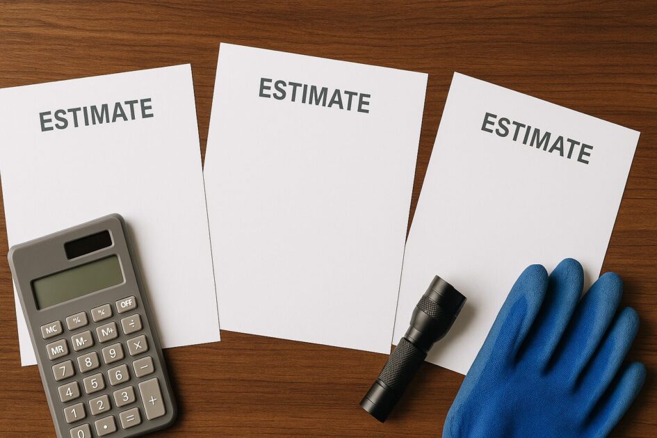 ネズミ駆除料金見積り比較のコツ：同一スコープで並べる