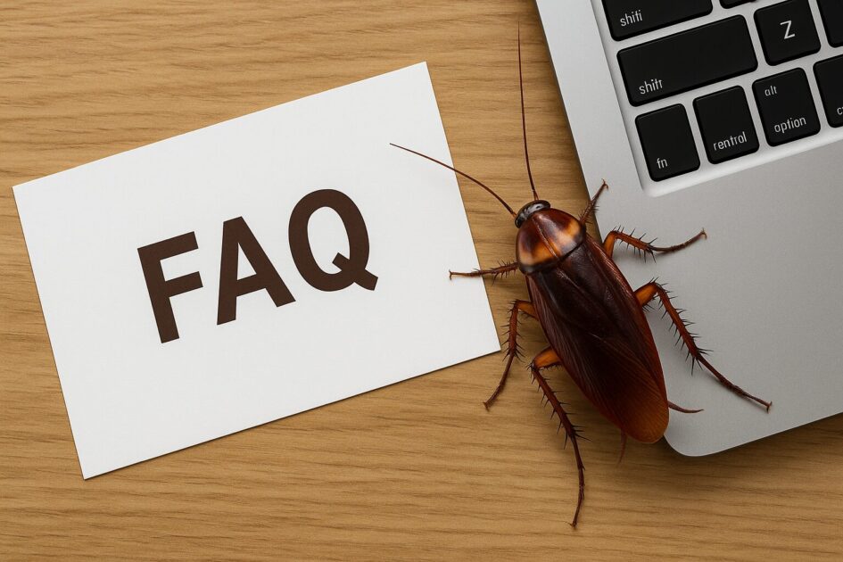 ゴキブリ駆除業者ランキングでよくある質問(FAQ)