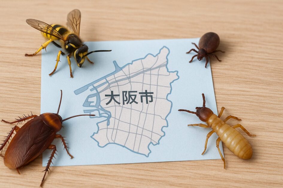 大阪市で害虫駆除をスムーズに進めるコツ