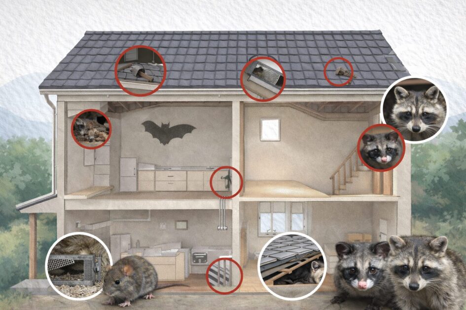 侵入口マップ｜家の「どこを塞ぐか」を図解ベースで文章化（屋根裏の動物・共通）