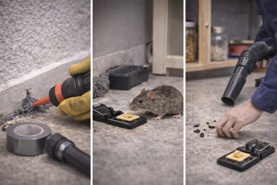 ネズミ駆除を自力でできる対策（安全な範囲）と注意点