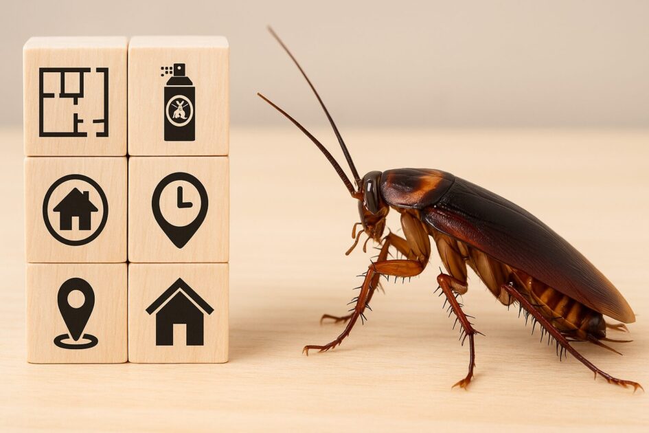 ゴキブリ駆除業者の料金が変わる6つのポイント