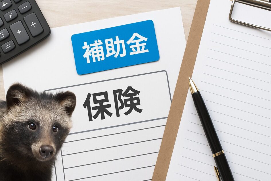 ハクビシン駆除の補助金・保険をチェックする