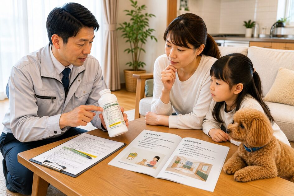 子ども・ペットがいる家庭の薬剤確認