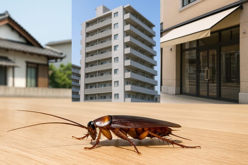 ゴキブリ駆除京都の料金相場の目安（戸建て・マンション・店舗）