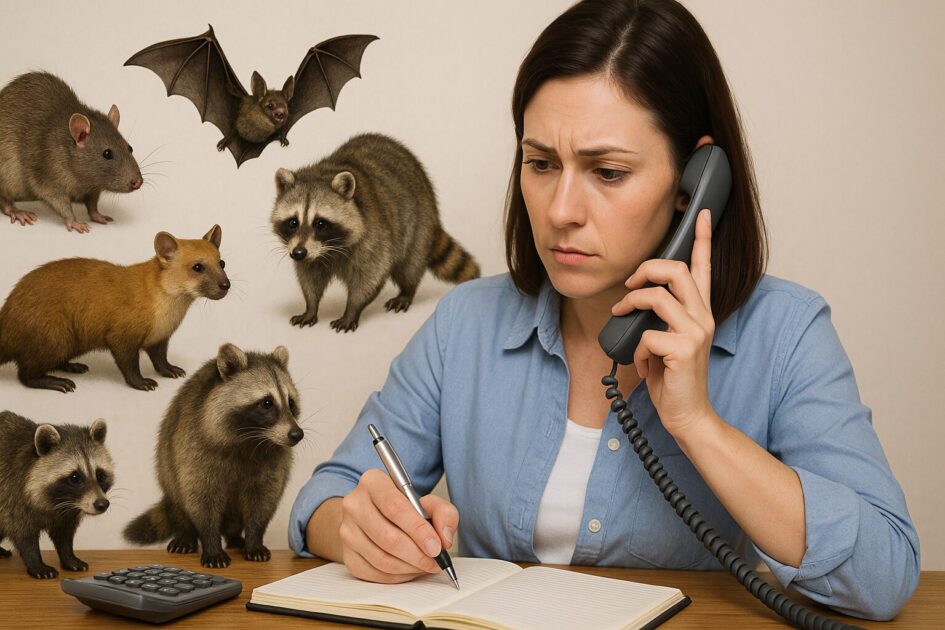 害獣駆除業者｜電話・見積もり時に使える質問テンプレート