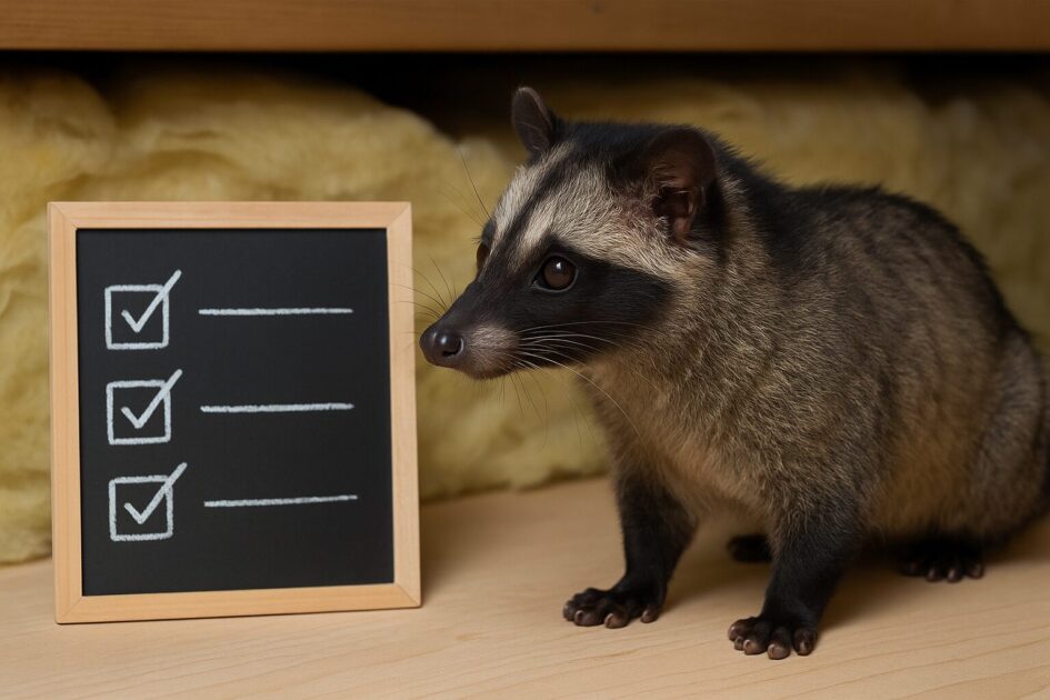 ハクビシン駆除の料金が変わる理由と症状レベル別の目安