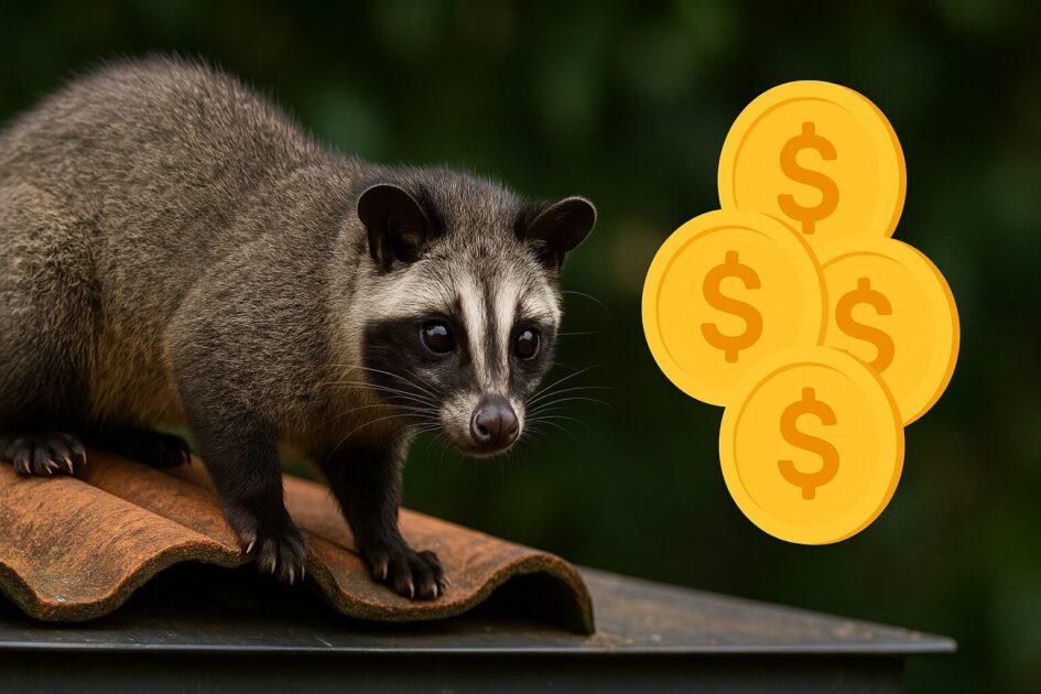 ハクビシン駆除の料金を安く抑える5つのコツ