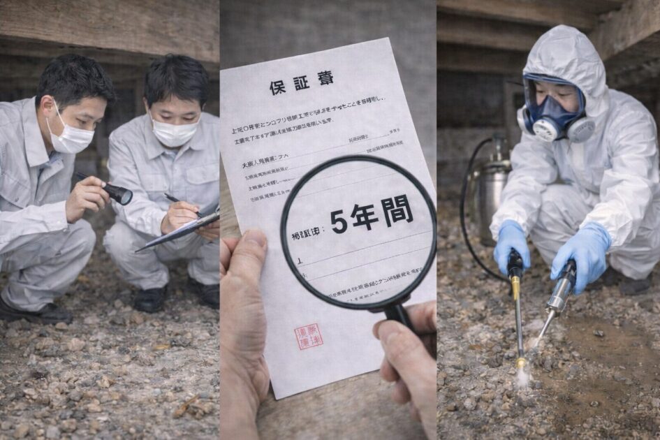 新潟のシロアリ駆除業者選び｜おすすめは「調査の丁寧さ×保証×再発対策」