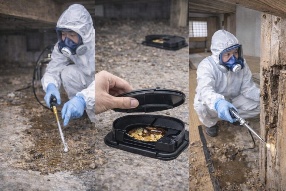 シロアリ駆除の工法は3つ（バリア／ベイト／局所）｜新潟の家で失敗しにくい選び方