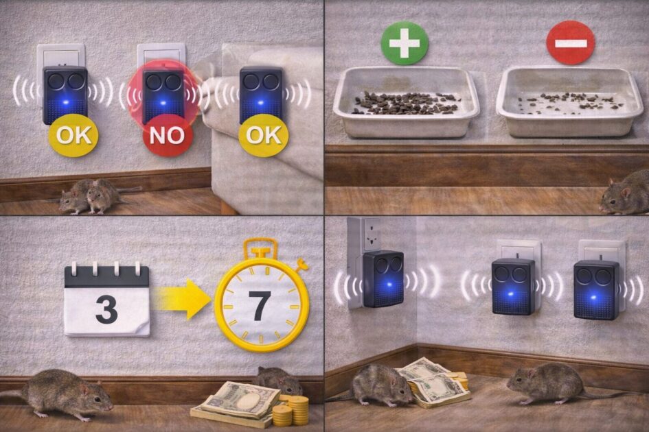 ネズミ用「超音波」の置き方｜効いた・効かないを早く判断する運用ルール