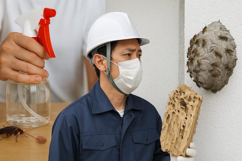 害虫駆除|自力でできる害虫対策と、名古屋で業者に任せるべきライン