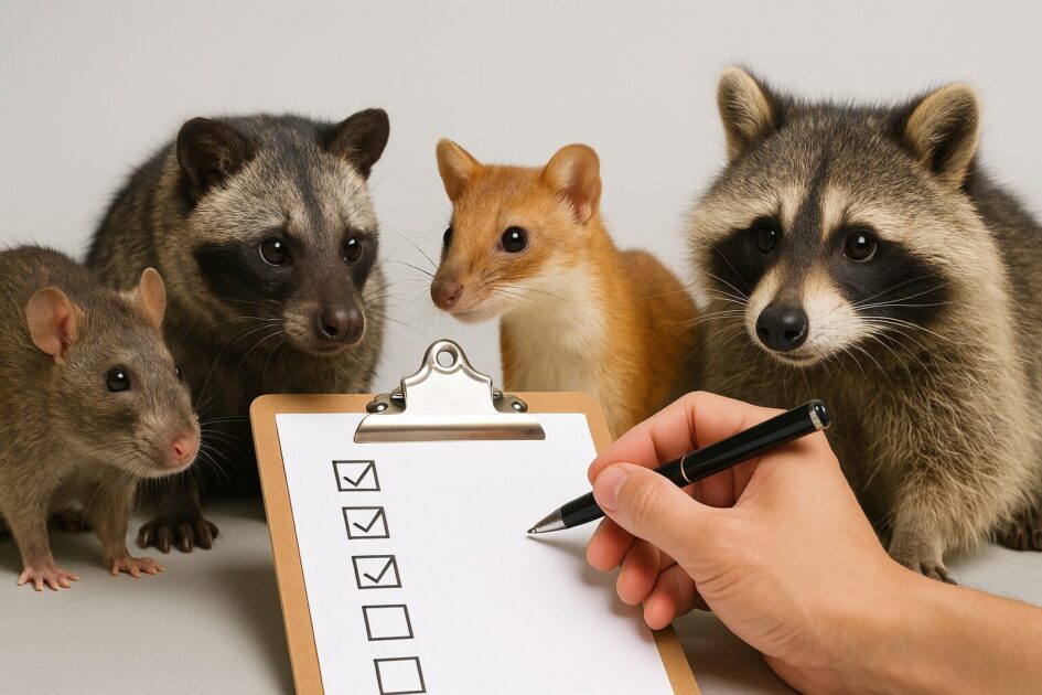 害獣駆除の見積書チェックリスト｜ここだけは確認したいポイント
