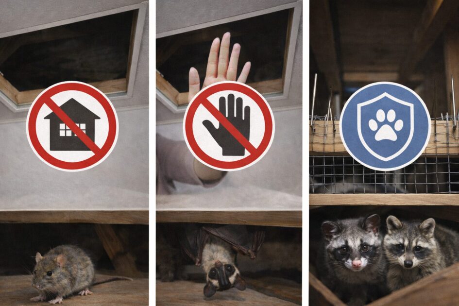 屋根裏に動物がいるとき最初にやること｜「入らない・触らない・被害を止める」