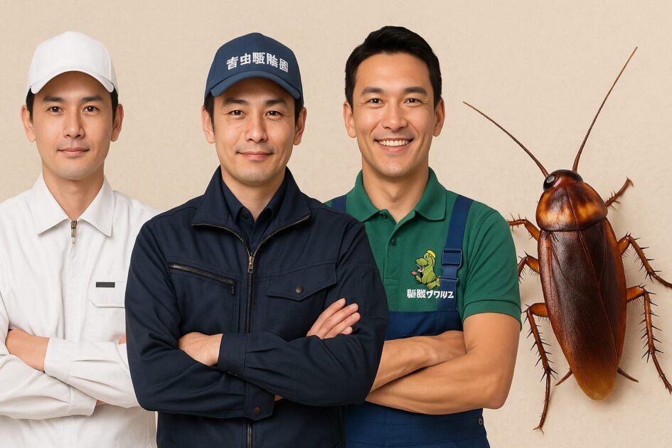 仙台対応のゴキブリ駆除サービス比較（害虫駆除110番・害虫駆除屋・駆除ザウルス）