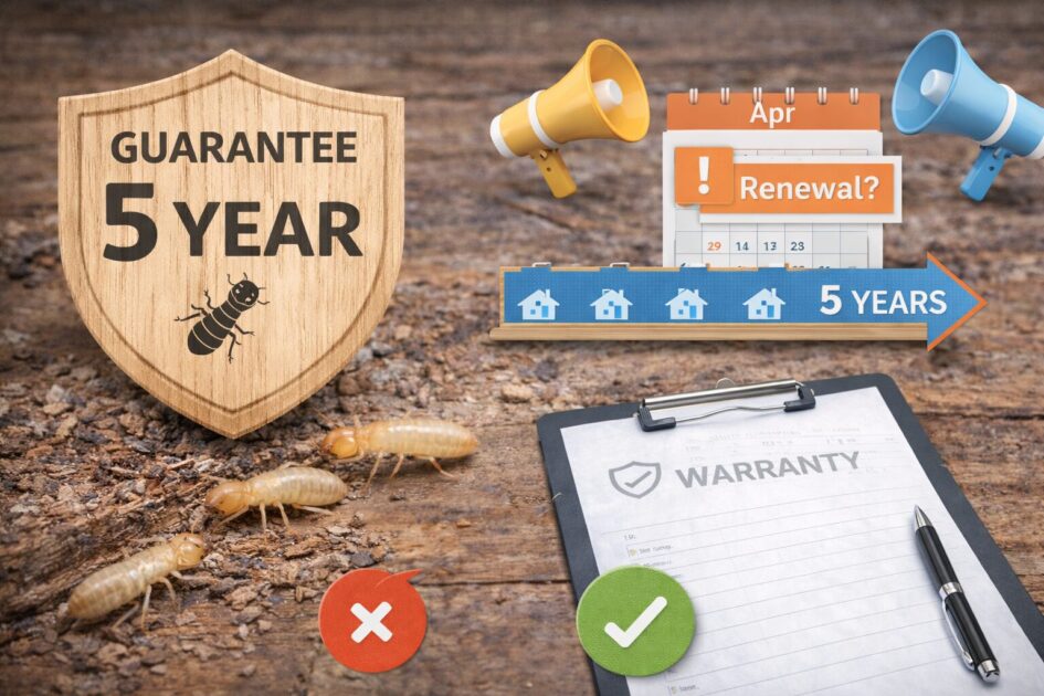 シロアリ駆除｜保証はなぜ「5年」が目安になりやすい？（更新の考え方）
