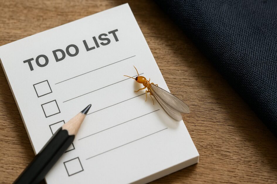 シロアリ駆除の今日やることリスト｜焦らず、でも先送りしないために