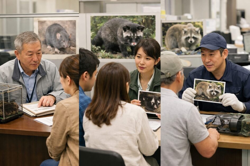 害獣駆除|横浜市の相談窓口は動物で違う