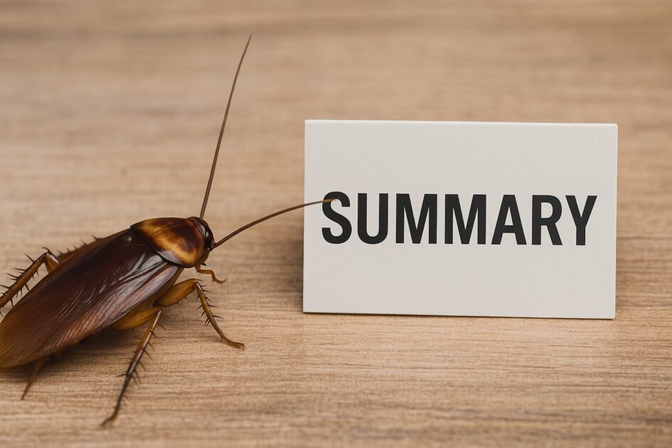 奈良でゴキブリ駆除を「損せず」進めるためのまとめ