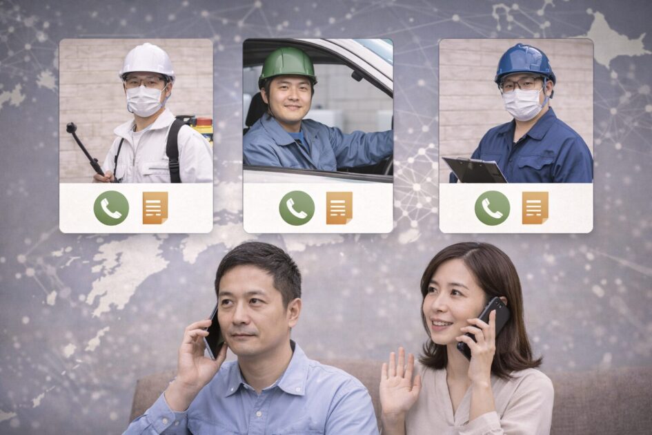 シロアリ駆除｜全国対応3社の使い分け（無料相談・相見積もり）