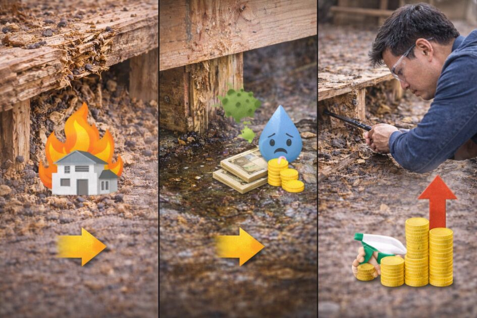 和歌山でシロアリ駆除を急いだ方がいいケース（放置すると高くつきやすい）