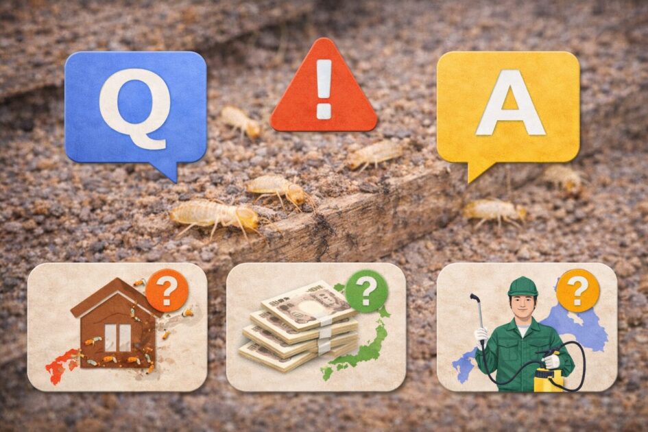 シロアリ駆除群馬でよくある質問（FAQ）