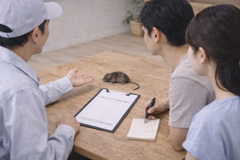 ネズミ駆除の無料見積もりでよくある質問(FAQ)