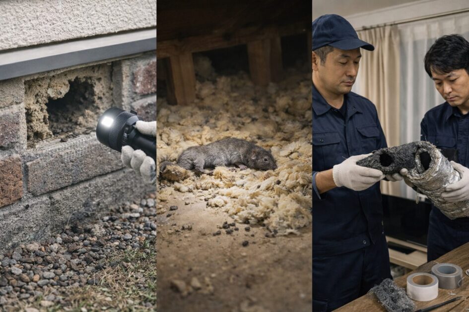 害獣駆除業者に依頼した方が早いサイン