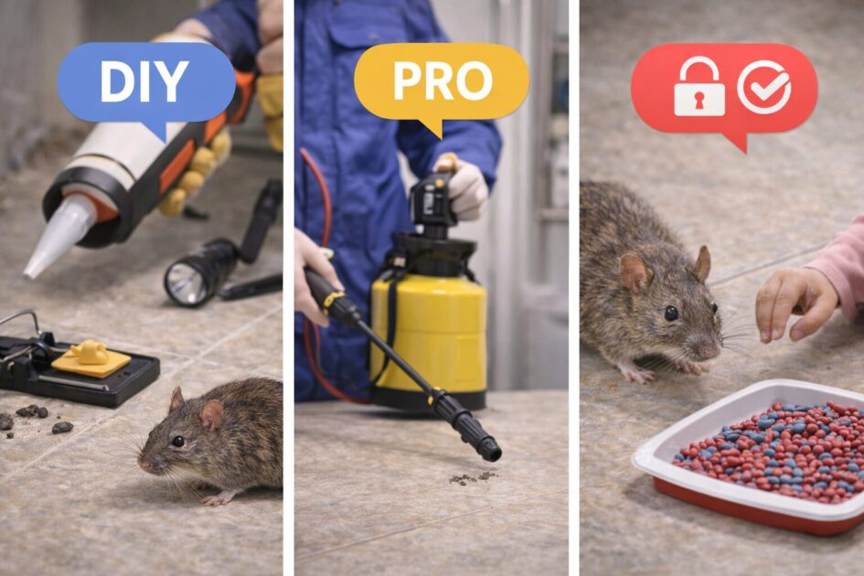 ネズミ駆除でよくある質問（FAQ）｜自力・業者・安全面