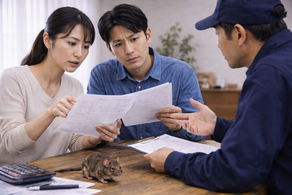 ネズミ駆除のトラブル回避｜広告表示と請求が違うときの動き方