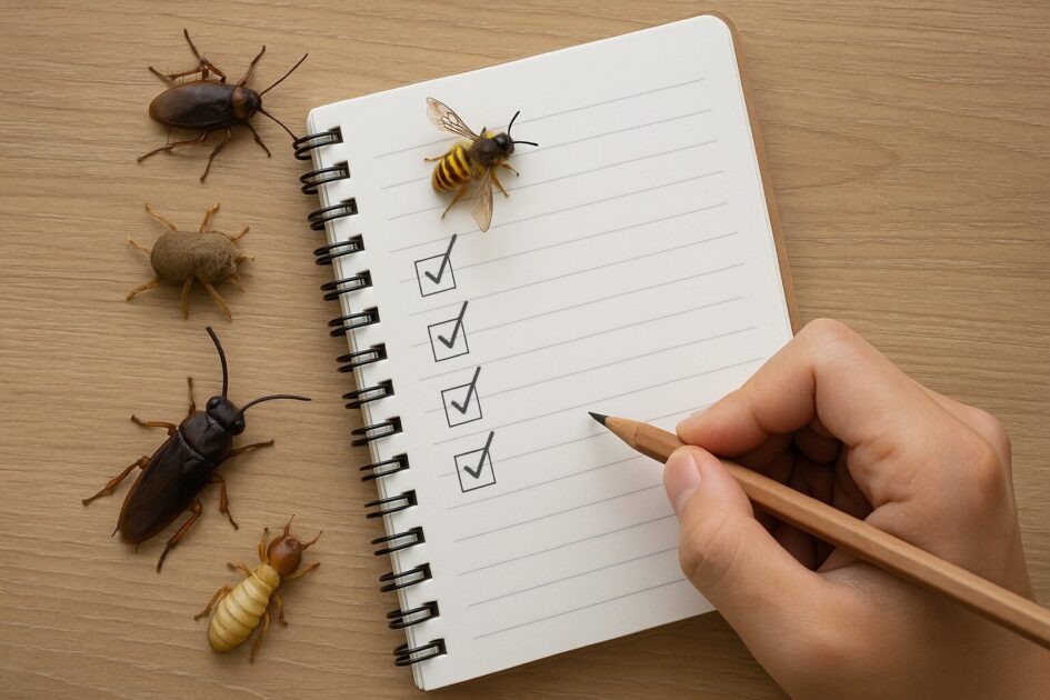 初めてでも迷わない｜害虫駆除大阪市版・今日やることリスト