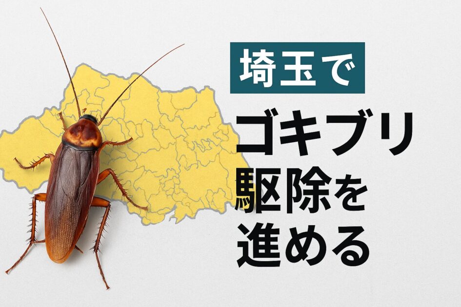 埼玉でゴキブリ駆除を「損せず」進める
