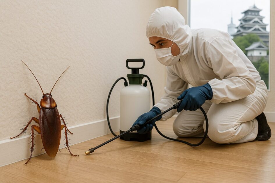 広島でゴキブリ駆除業者に依頼するときの基本の流れと即日対応の頼み方