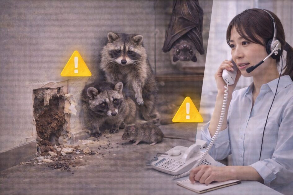 横浜市で害獣被害が出たら最初にやること