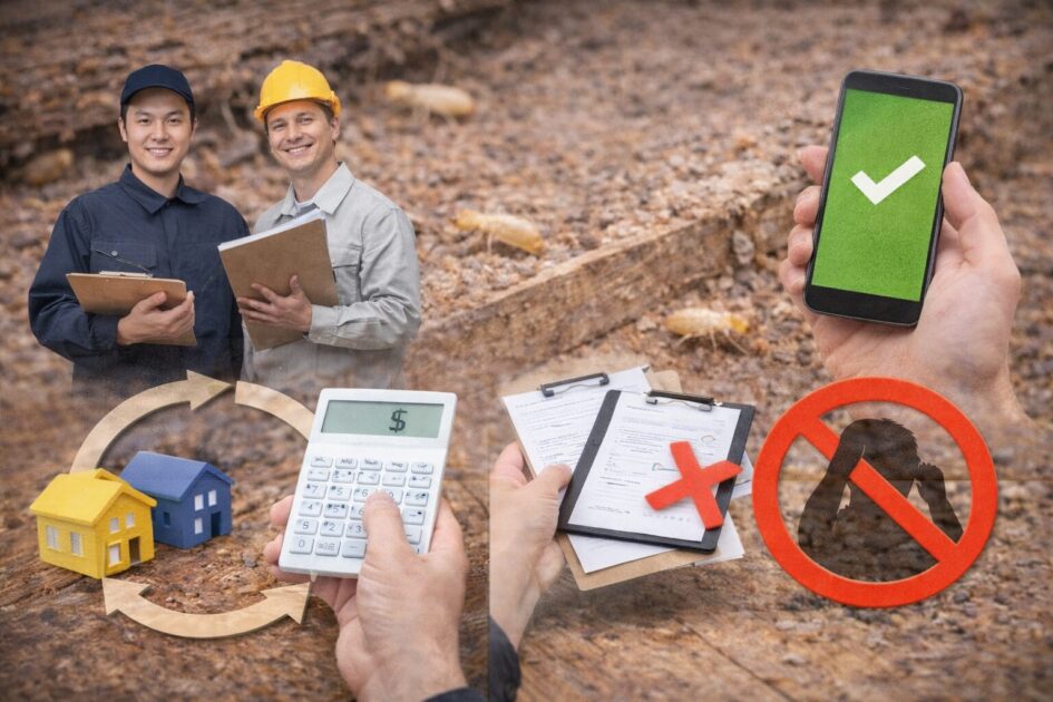 シロアリ駆除業者選びで失敗しないコツ（相見積もり・断り方・トラブル回避）