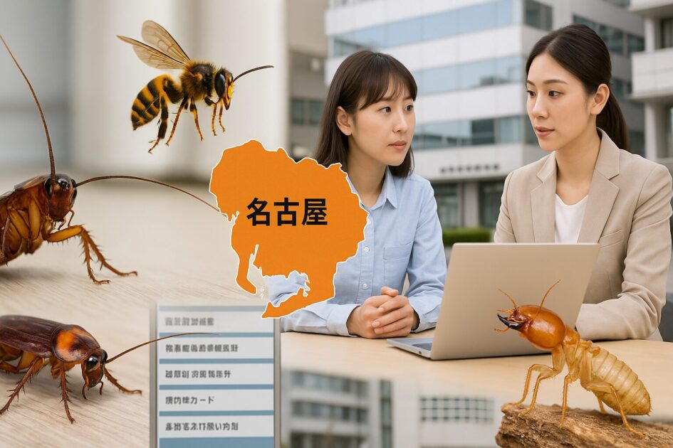 名古屋の害虫駆除は「市の相談+業者比較」で安全かつ損なく解決を