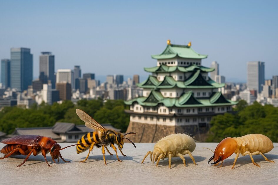 名古屋で増えている害虫トラブルとよくある種類