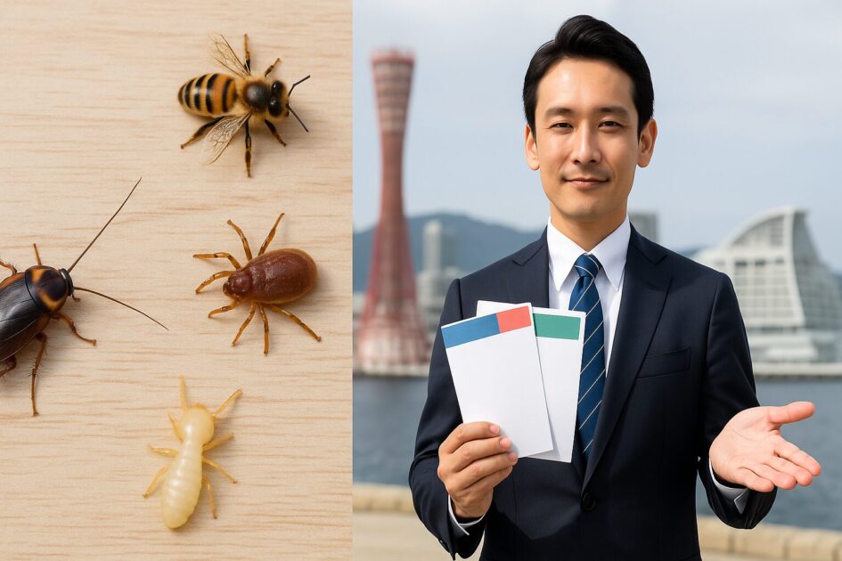 神戸の害虫駆除は「市の相談＋業者比較」で安全かつ損なく解決を