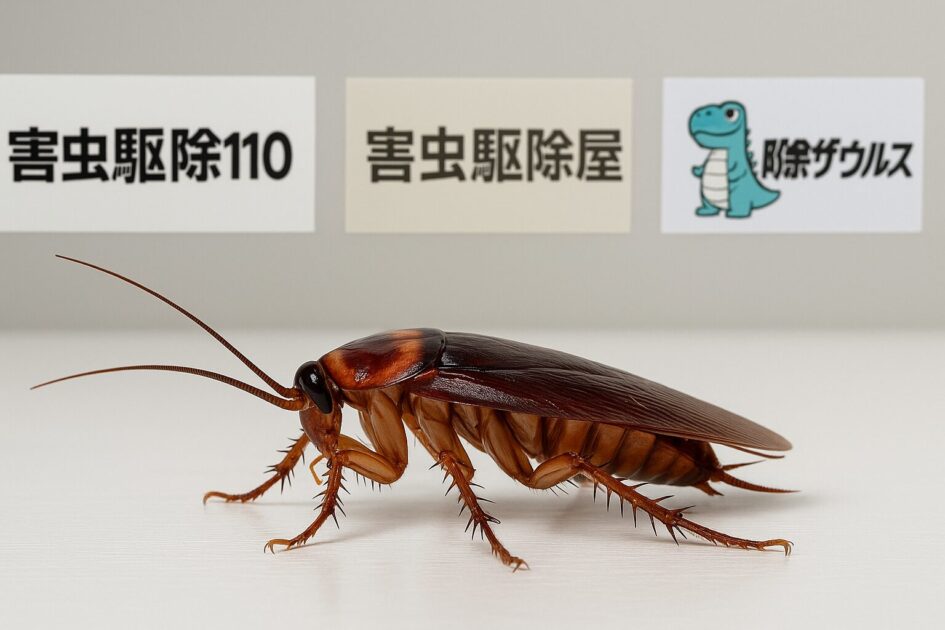神戸対応のゴキブリ駆除サービス比較（害虫駆除110番・害虫駆除屋・駆除ザウルス）