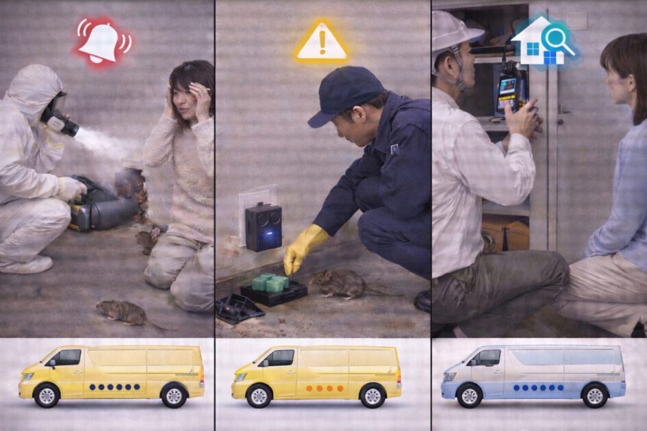 ネズミ駆除業者｜【比較】全国対応3社の使い分け（状況別）