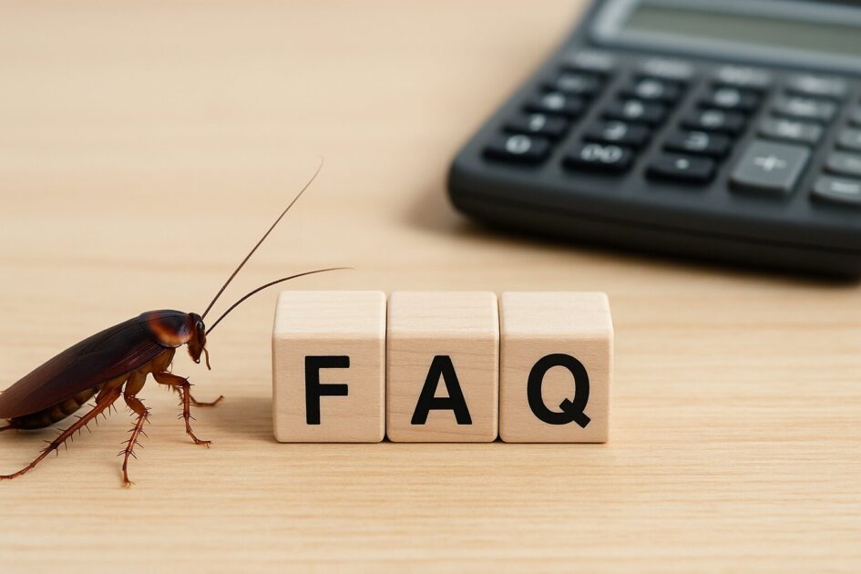 ゴキブリ駆除の料金・業者選びに関するよくある質問（FAQ）