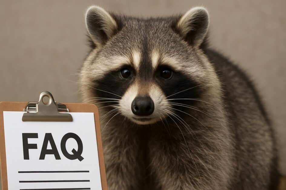 アライグマ駆除業者でよくある質問（FAQ）