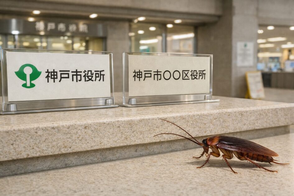 ゴキブリ駆除｜神戸市役所・区役所に相談できること／できないこと
