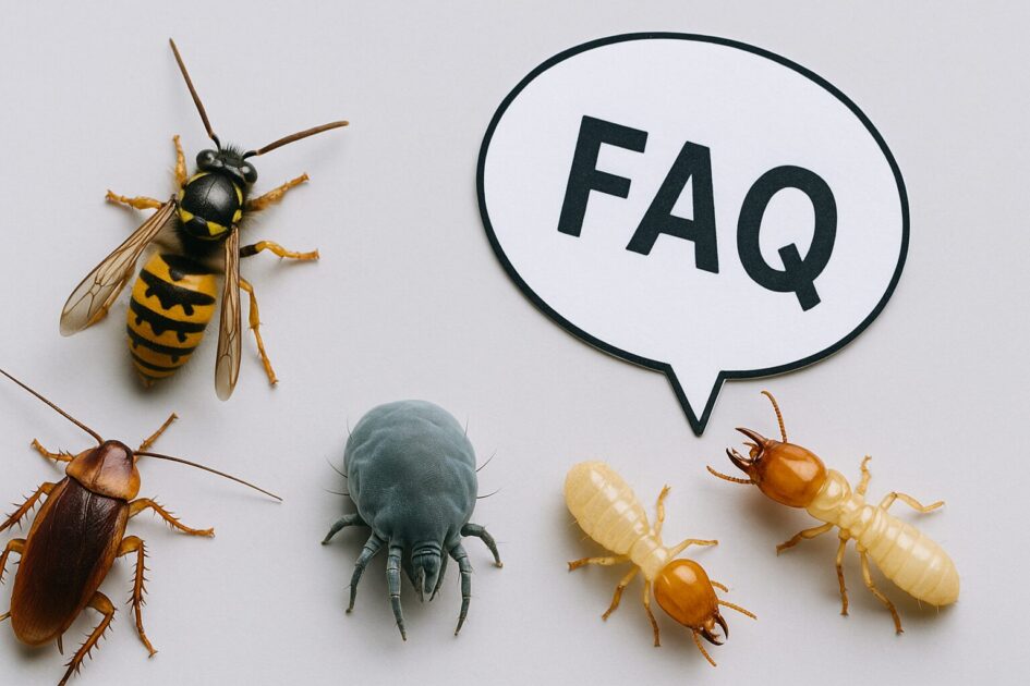 害虫駆除会社に関するよくある質問（FAQ）