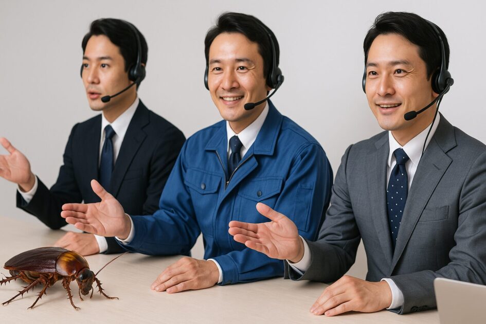 迷ったらここに相談｜ゴキブリ駆除を任せやすい業者サービス3社