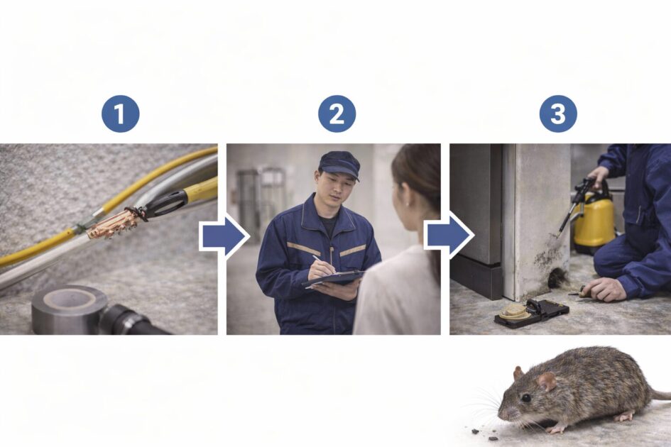 大阪のネズミ駆除は「順番」でラクになる