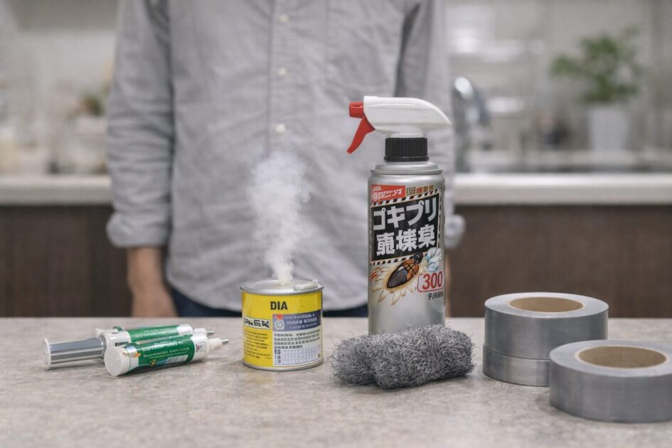 ゴキブリ駆除剤｜まず買うならこの「最小セット」5点（失敗しにくい順番）