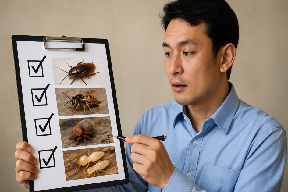 失敗しない害虫駆除会社の選び方チェックリスト