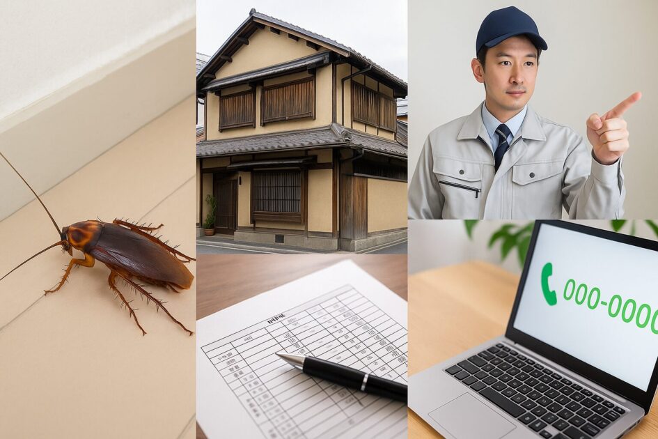 京都の地元ゴキブリ駆除業者の特徴と上手な選び方